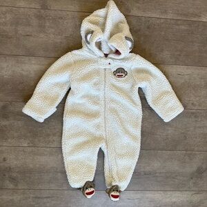 Baby Starters Money Zip Footies Onesie Costume Sleep & Play Adorable 6 M EUC